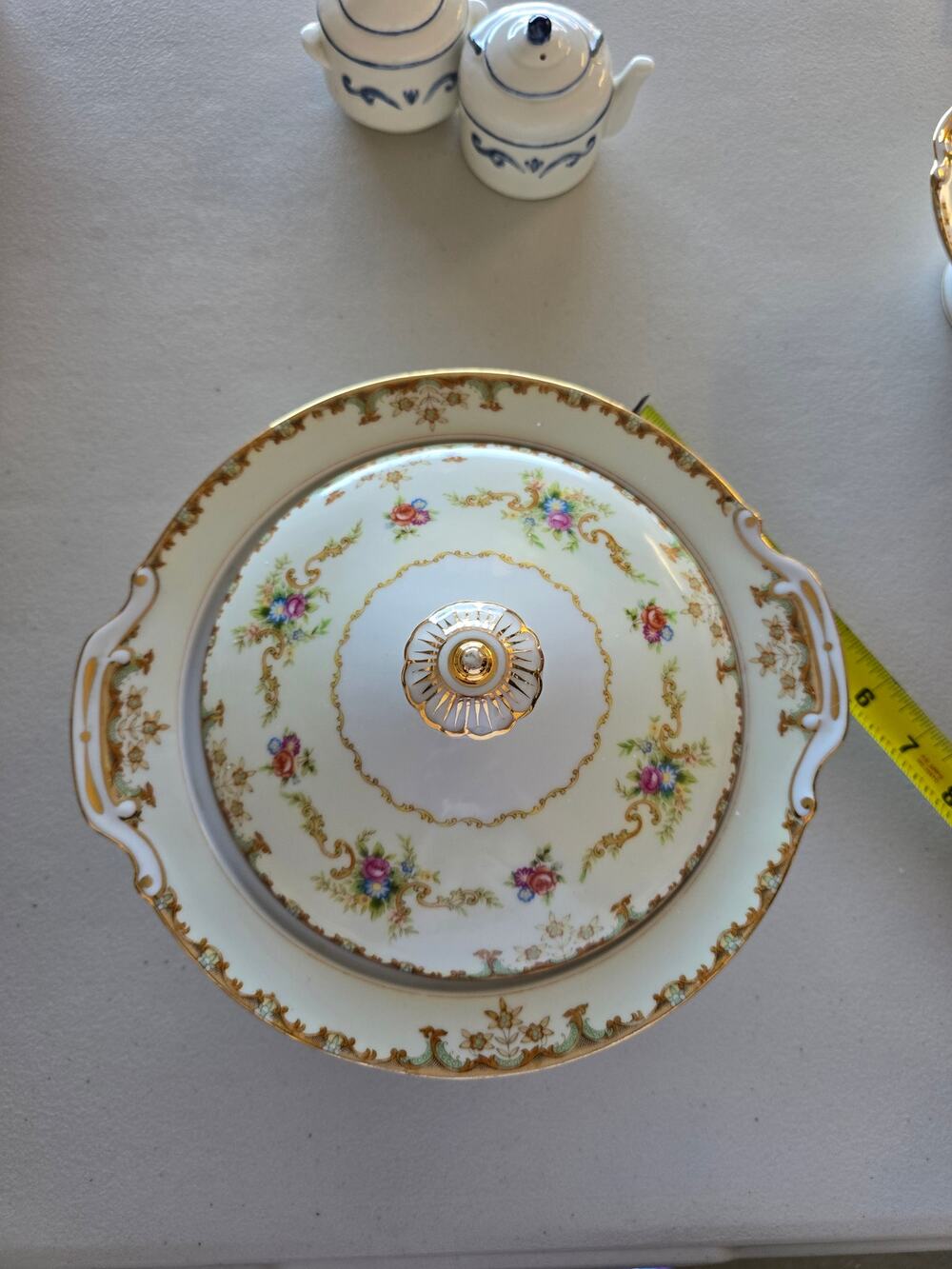Hira China Vintage China Oval Porcelain Serving Covered Bowl Made in  Japan
